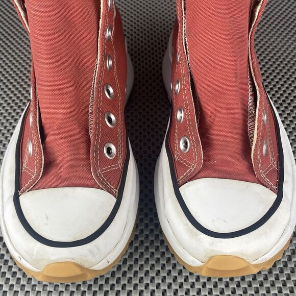 Converse Run Star Hike Platform High Top Sneakers Womens 6 Mens 4.5 Light Red - Picture 8 of 14